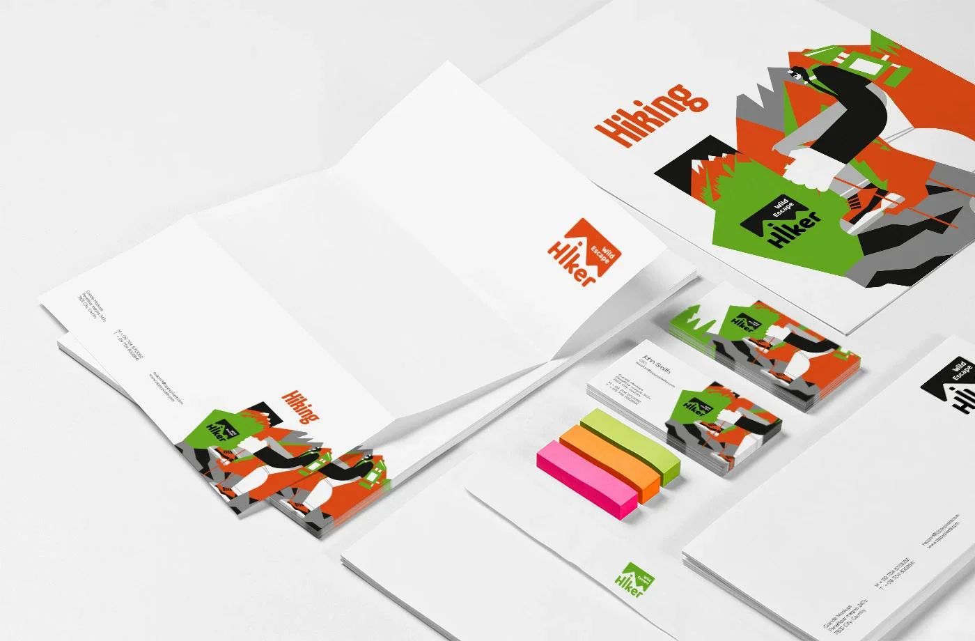 Hiker Branding Mockup